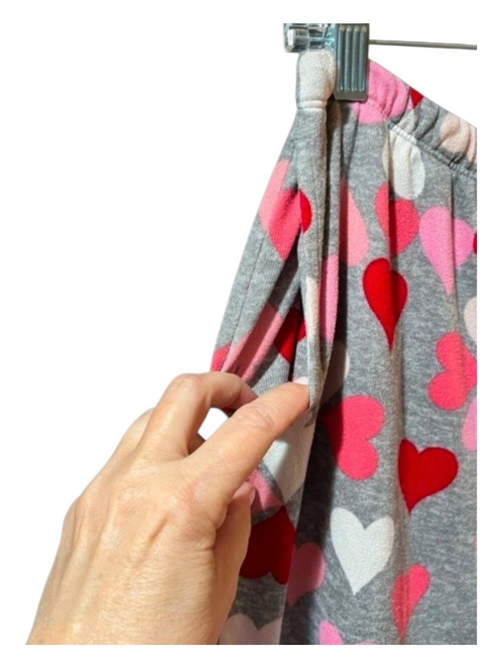 Kate Spade New York Heart & Spade 2pc Pajama Set Grey And Pink Size Large - Picture 12 of 16